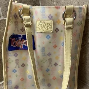 VINTAGE Bratz 2004 Monogram Tote PVC Handbag Purse w/TAG! SUPER RARE!